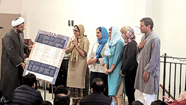 Peace Canvas a symbol of support for local Islamic community