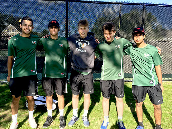 Powerful singles group leads HHS boys tennis
