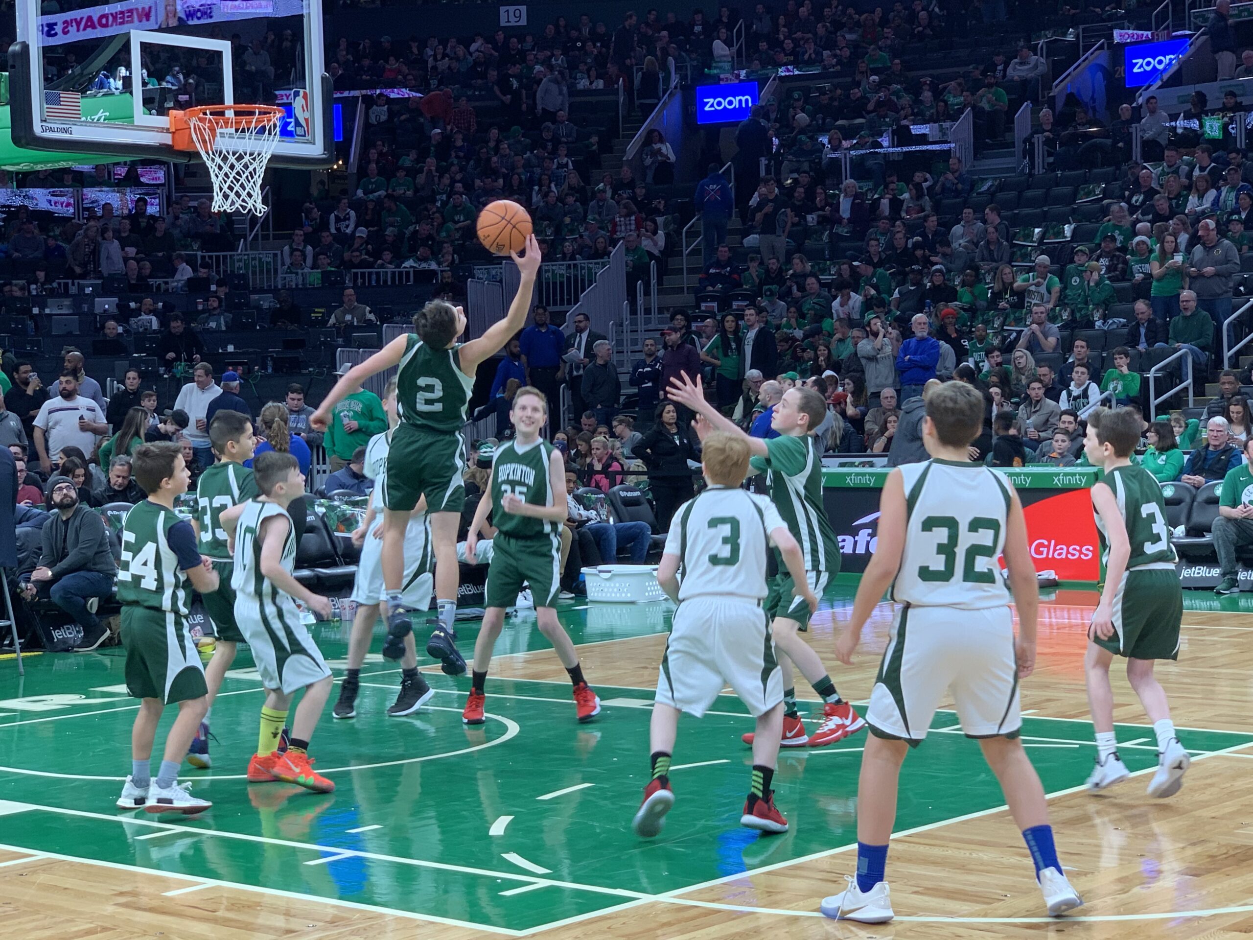 HBA game at Celtics
