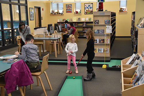 Photos: Mini-Golf in the Library
