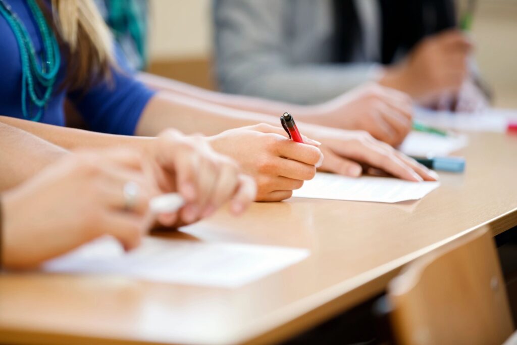 Students in classroom