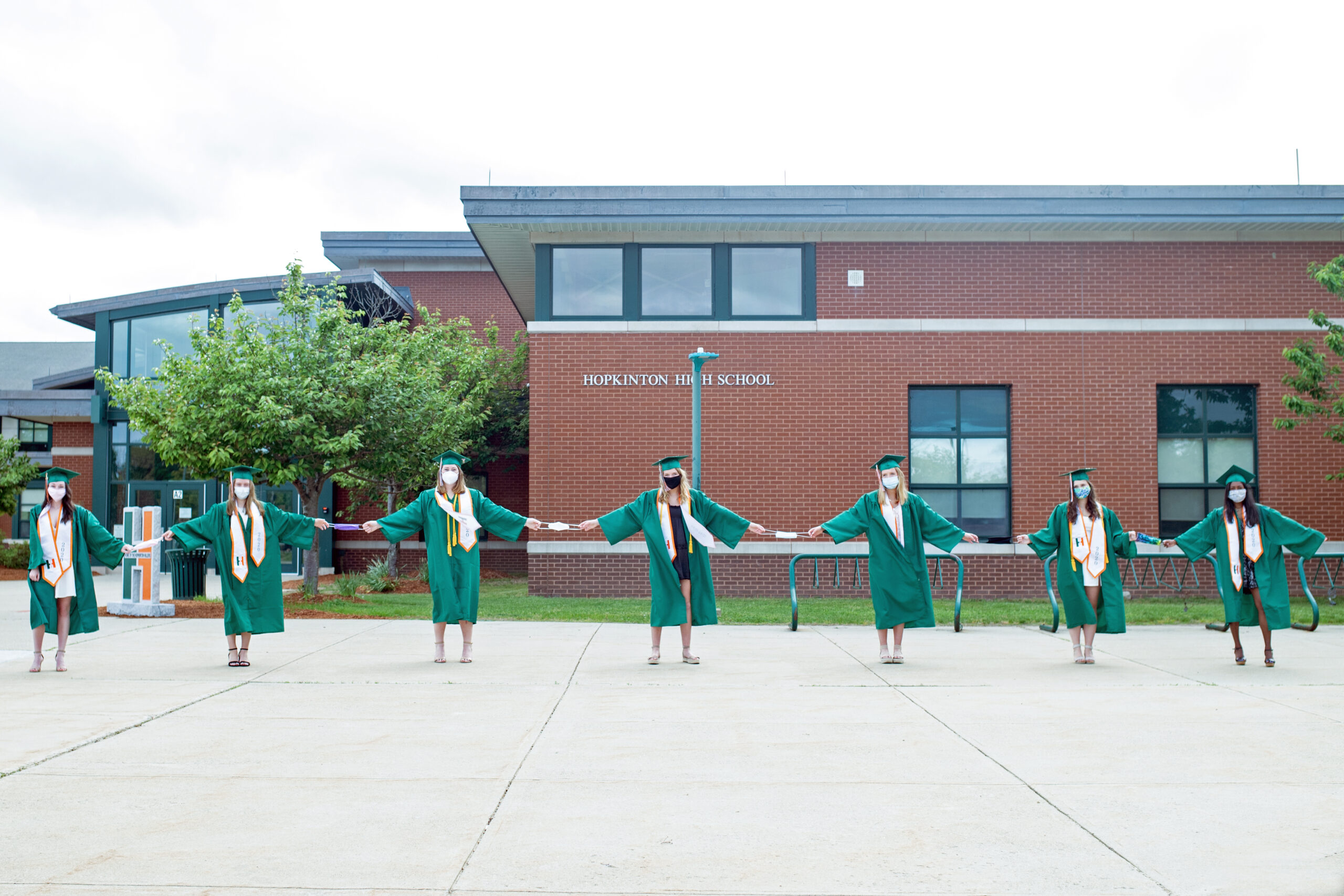 Photos HHS graduation parade prep Hopkinton Independent