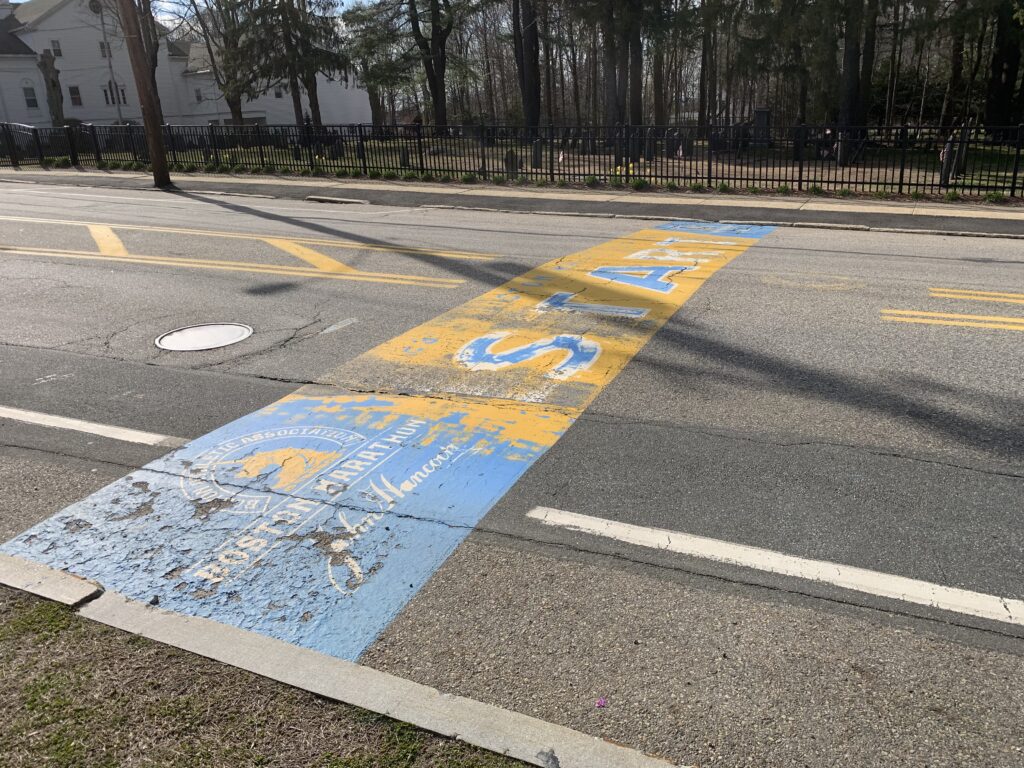 Boston Marathon start line