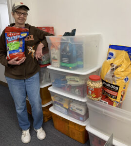 Volunteer Betsy Stevens at Project Just Because