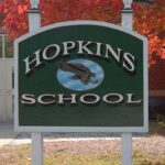 Hopkins School sign