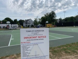 HMS outdoor courts
