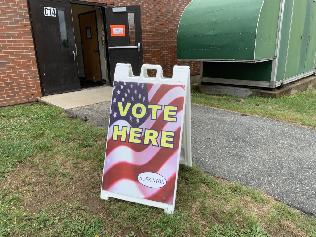 Voting sign 6-29-20