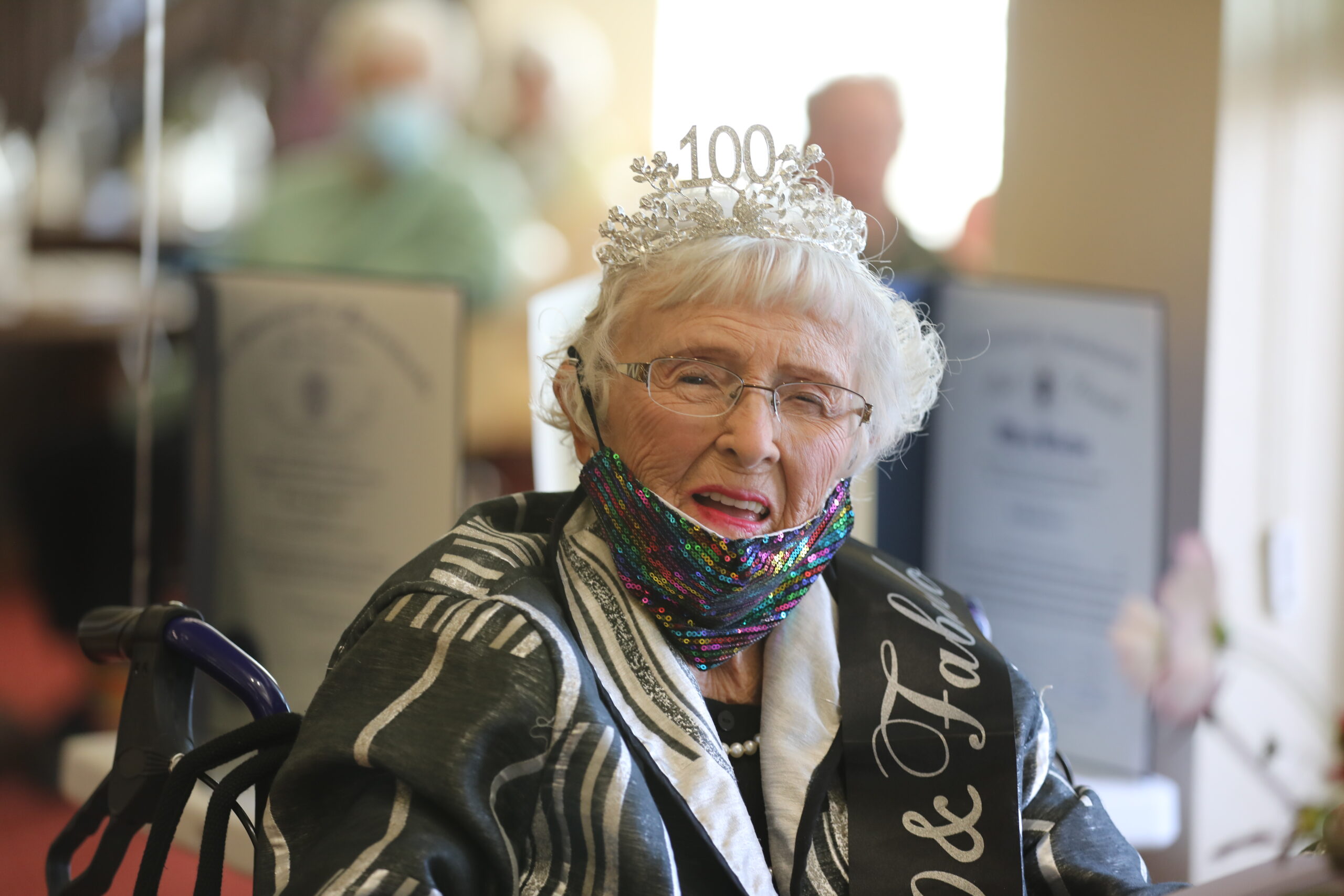 Photos: Resident celebrates 100th birthday