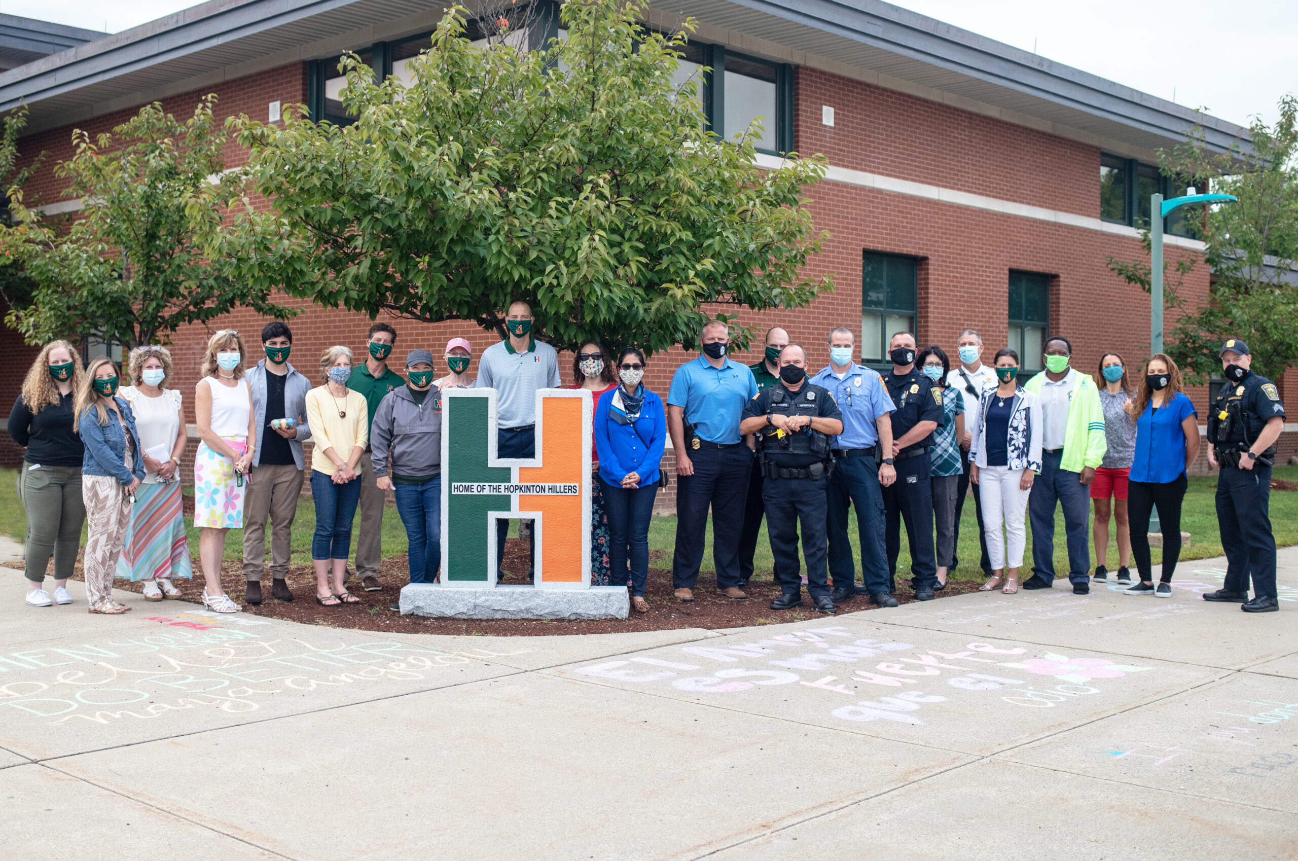 Photos: HHS Diversity Club’s Chalk It Up event