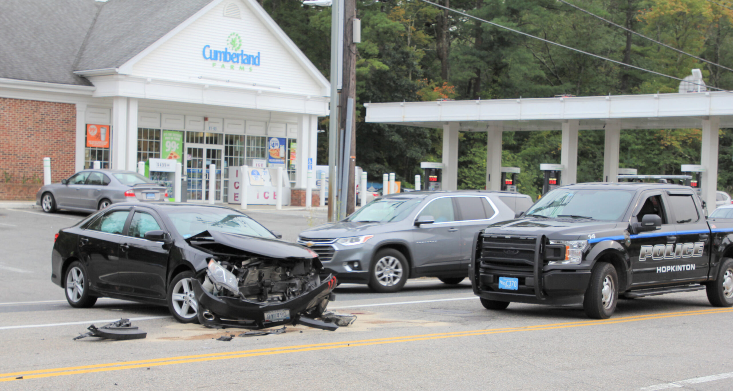 Photo: Car accident on West Main Street