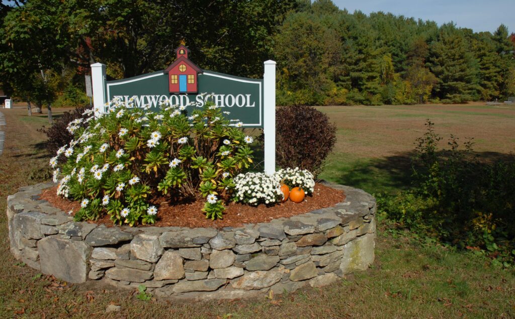 Elmwood School sign