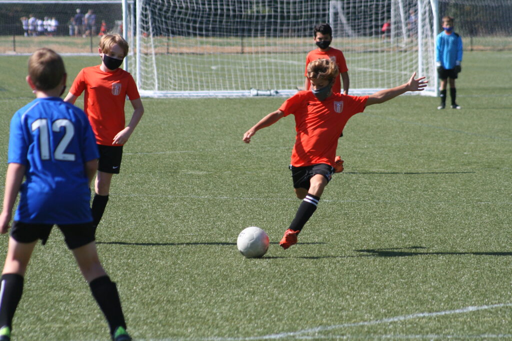 Youth soccer game