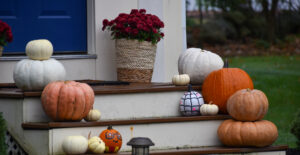 Halloween display-porch