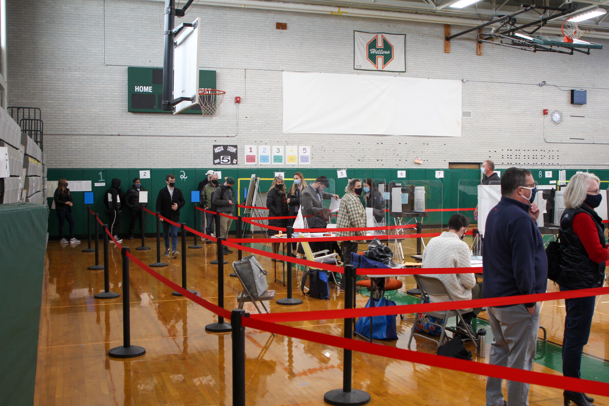 Balloting over, but anxiety continues for voters in Hopkinton as well as nation