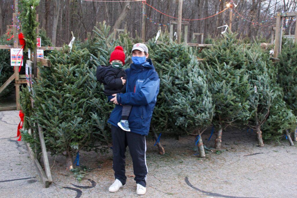 Scouts Christmas tree sale