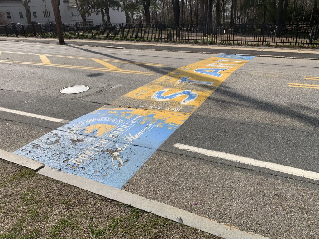 Boston Marathon start line