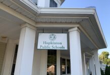 Hopkinton Public Schools sign