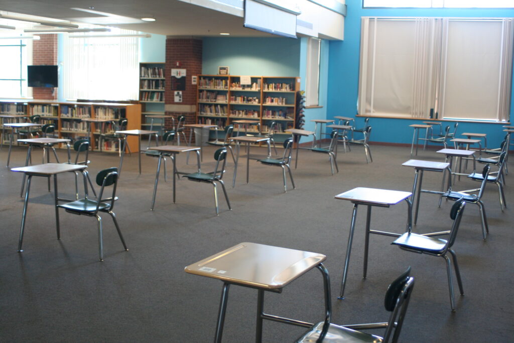 Hopkinton High School library