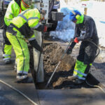 Water main repair Teresa Road