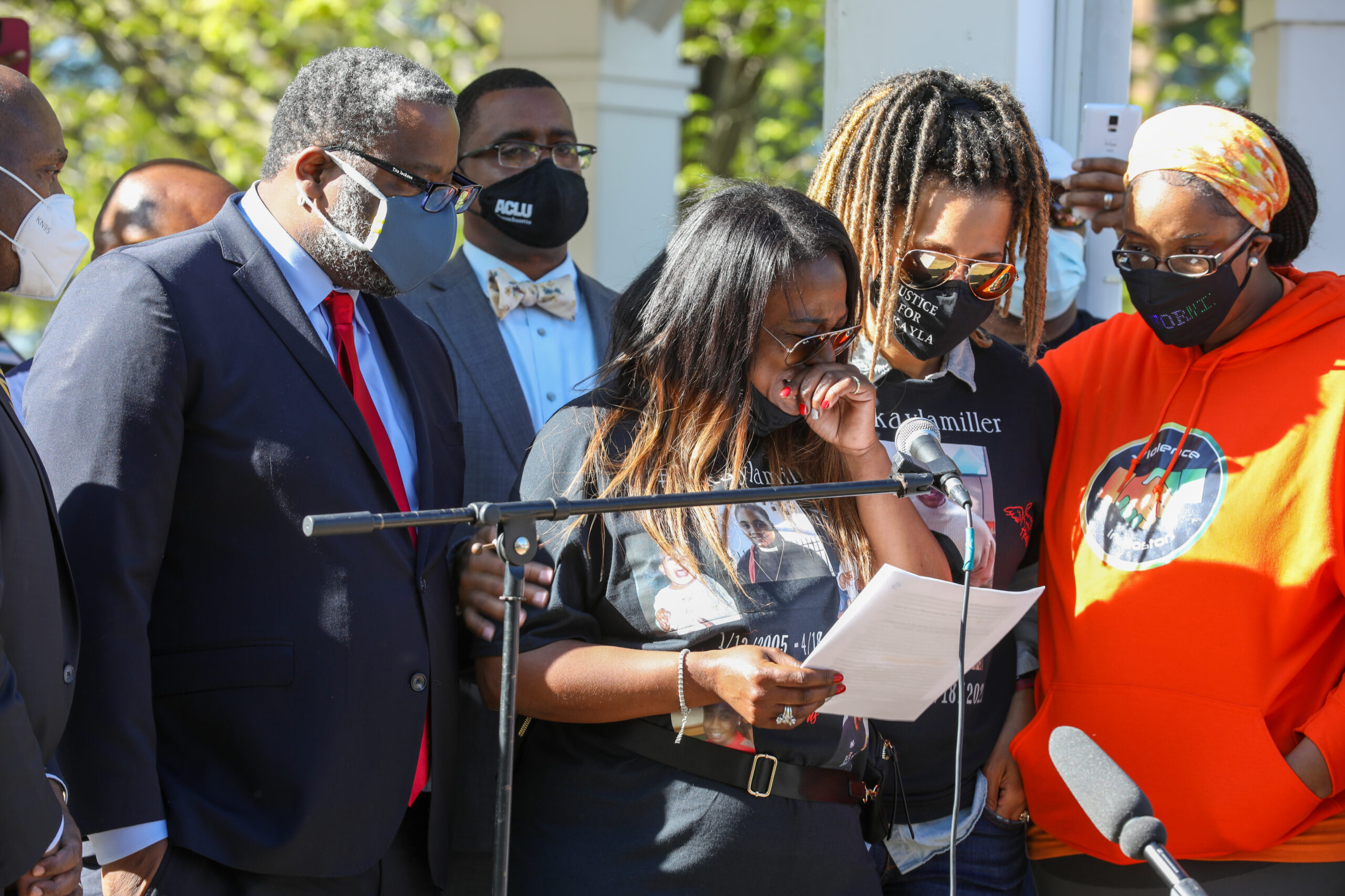 At Town Common rally, Mikayla Miller’s mother eulogizes late teen, calls for ‘full and transparent investigation’