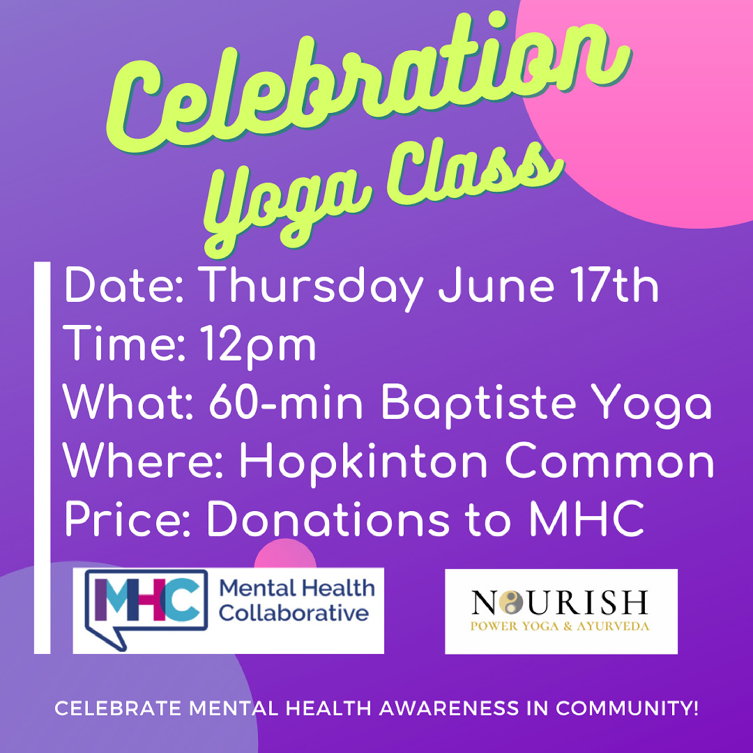 Yoga fundraiser for Mental Health Collaborative at Town Common June 17