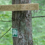 Cameron Woods trail sign