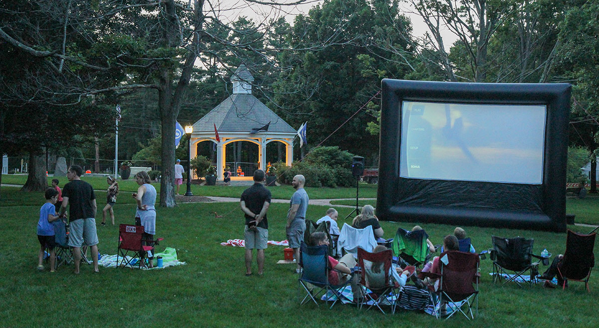 Parks & Rec movies on Town Common start Thursday; Sunday concert series underway