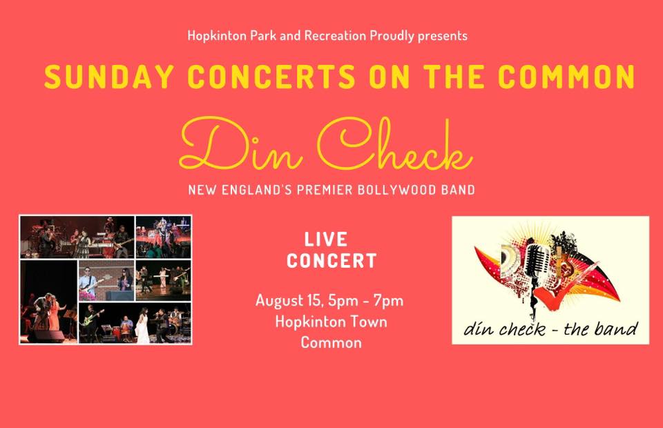 Bollywood band to perform on Town Common this Sunday