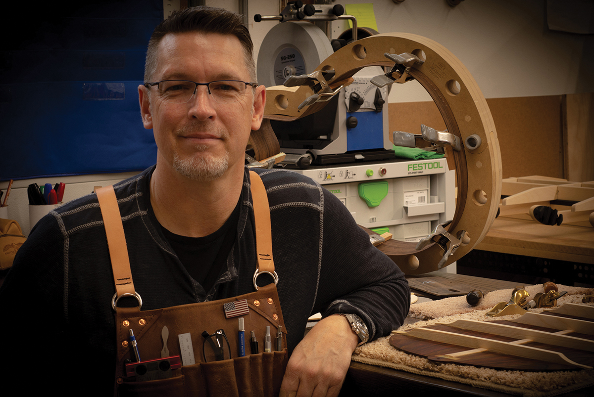 Guitar builder cherishes career making music for others