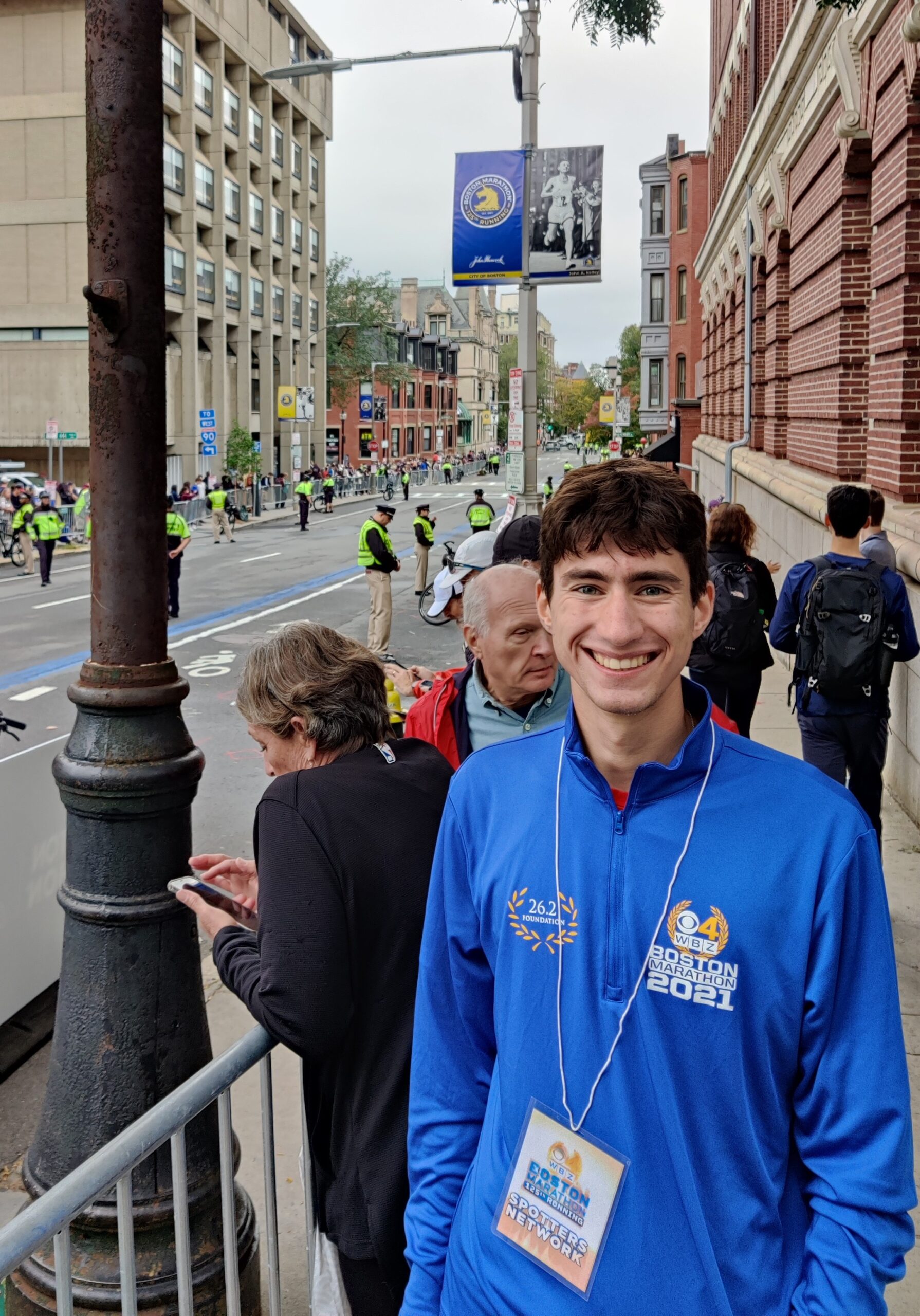 HHS students serve as spotters for Boston Marathon