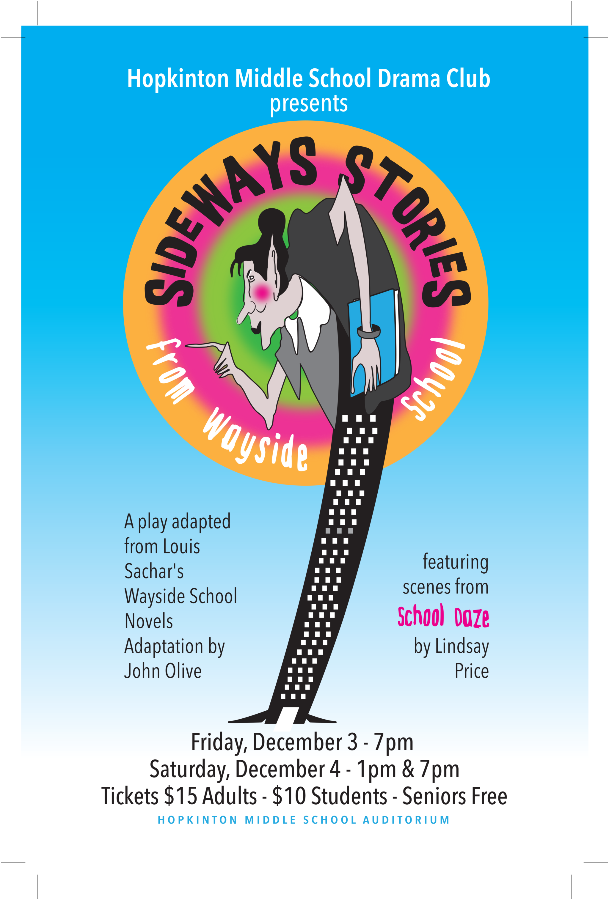 HMS Drama Club presents ‘Sideways Stories from the Wayside School’ Dec. 3-4