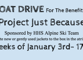 HHS ski PJB coat drive