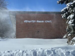 Hopkinton Middle School snow