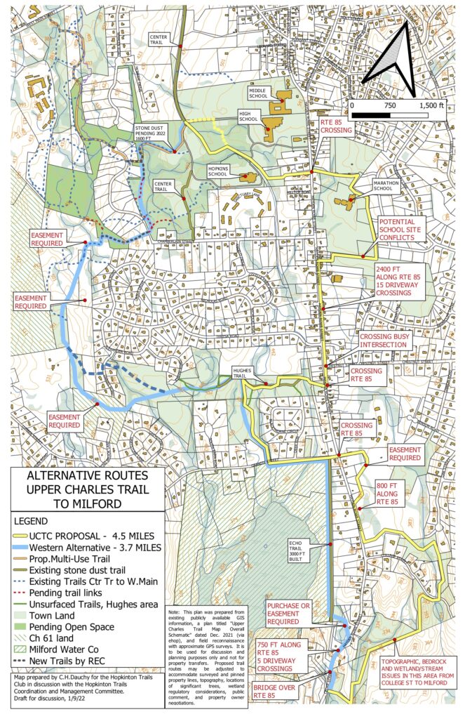 Trails Club alternate route 1-22