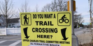 Trails sign