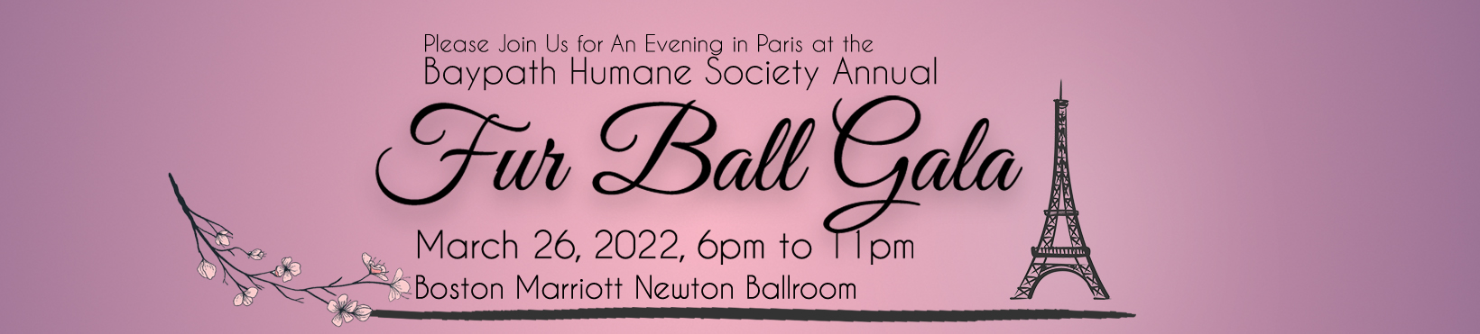 Baypath Humane Society Fur Ball March 26