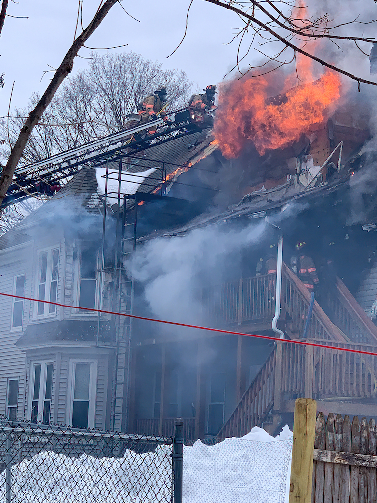 Fire ravages Mayhew Street home
