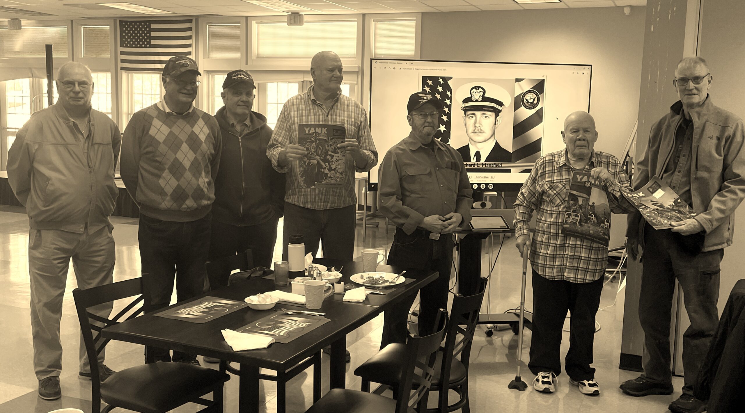 Veterans share stories at latest breakfast gathering