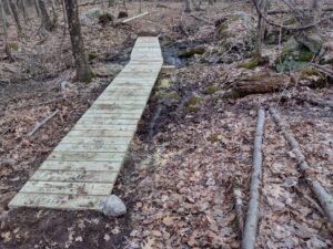 Center School trail bridge