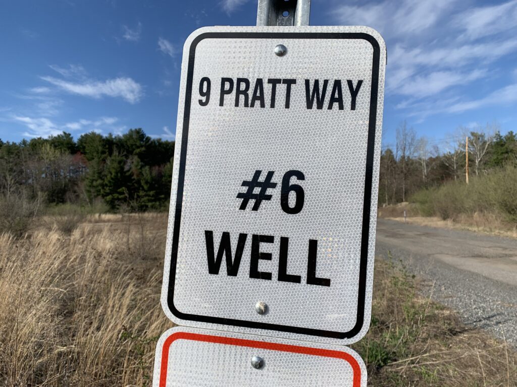 Well 6 sign