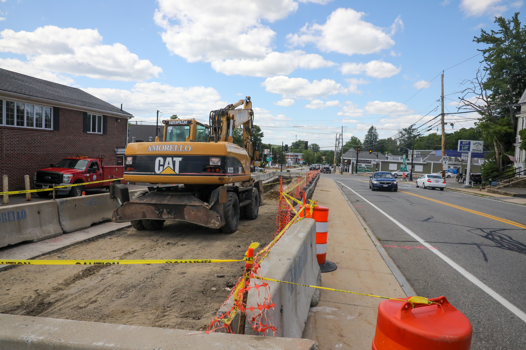 Main Street Corridor Project update: Eastbound detour at 135/85 intersection this week