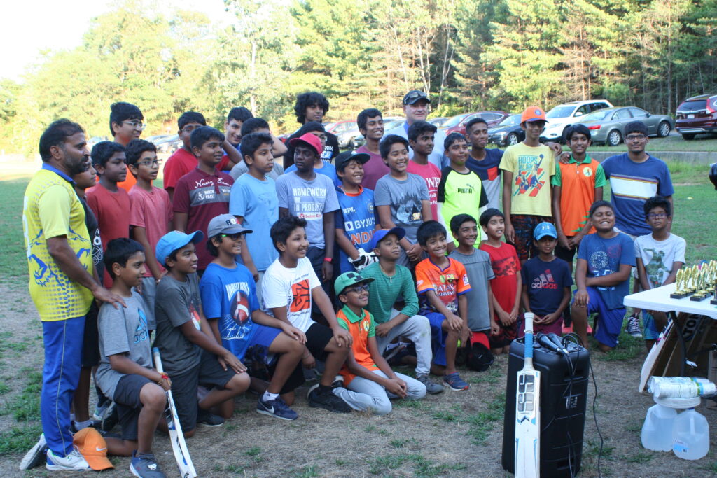 Youth cricket players