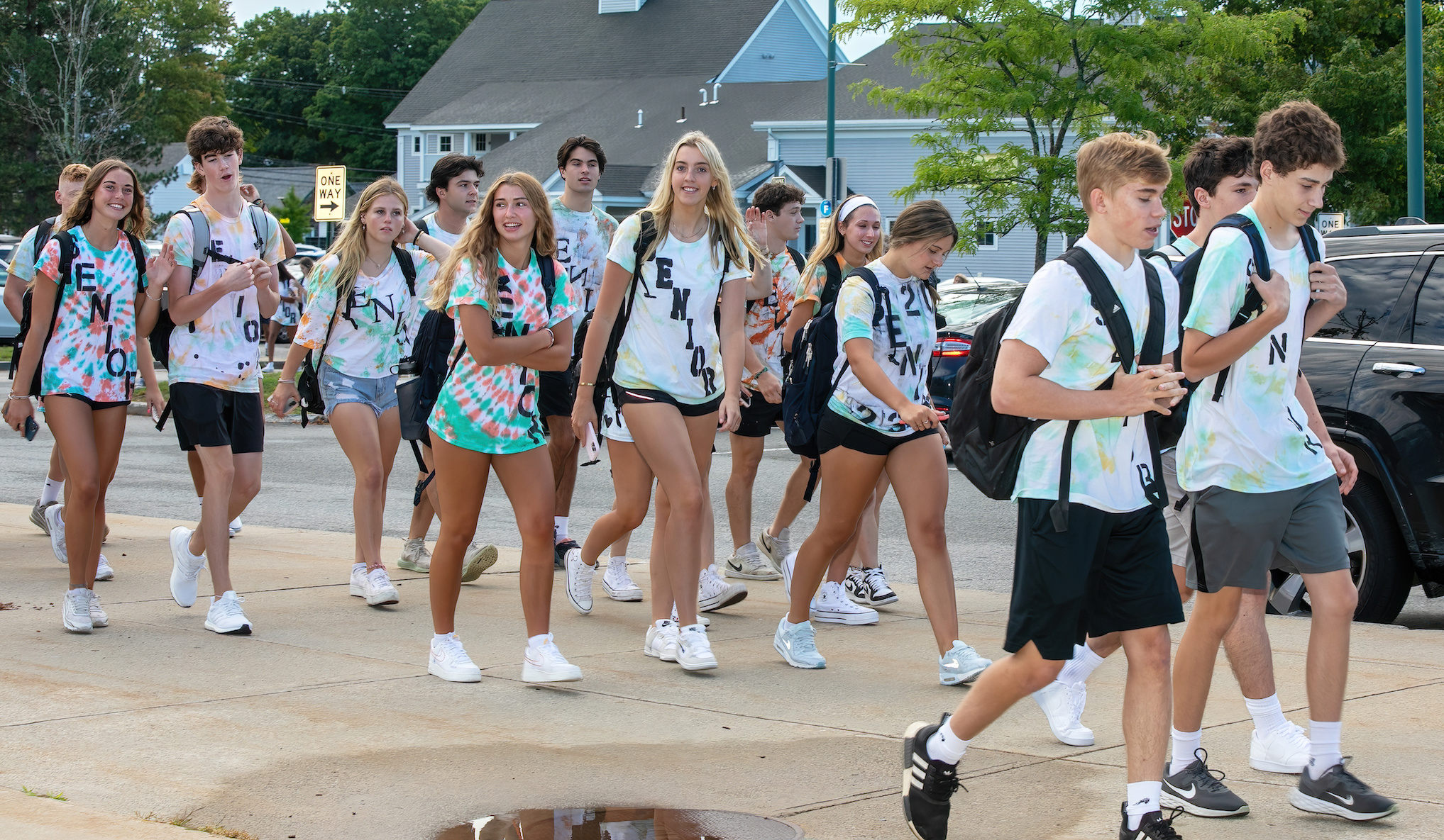 Photos: HHS seniors head to school