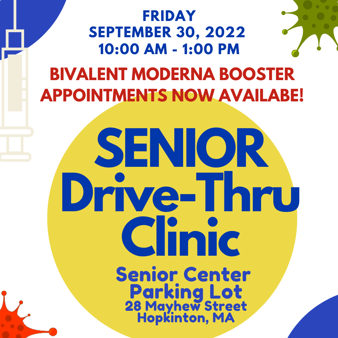 COVID booster clinic for seniors this Friday