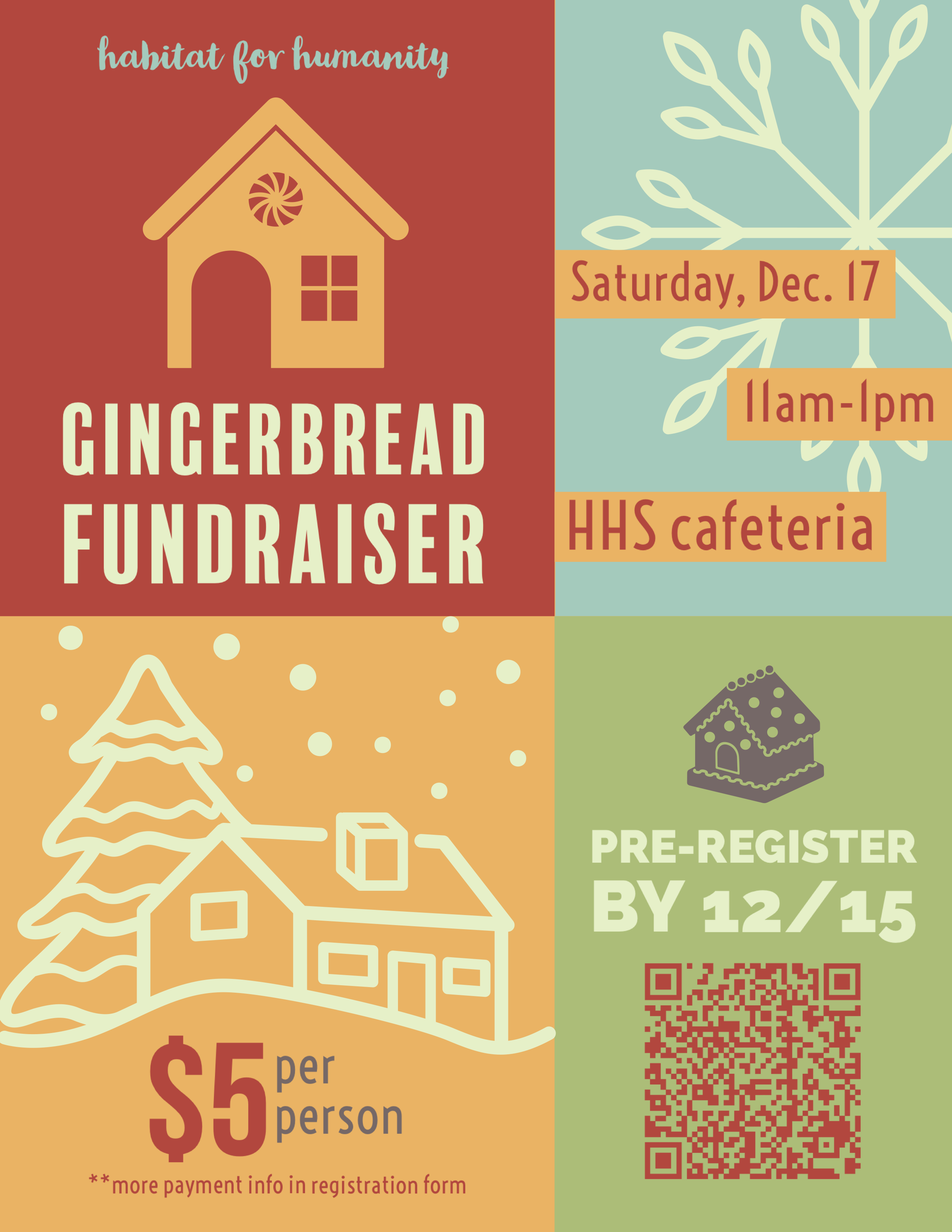 Gingerbread house fundraiser at HHS Dec. 17