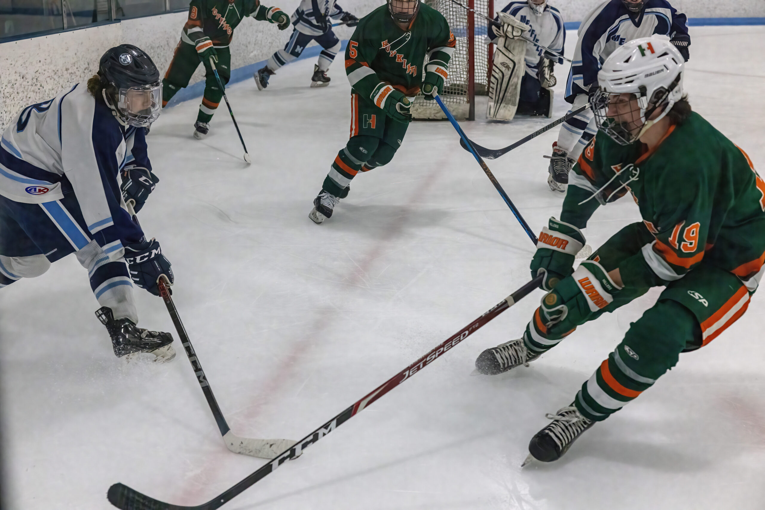 Photos: HHS boys hockey battles Medfield