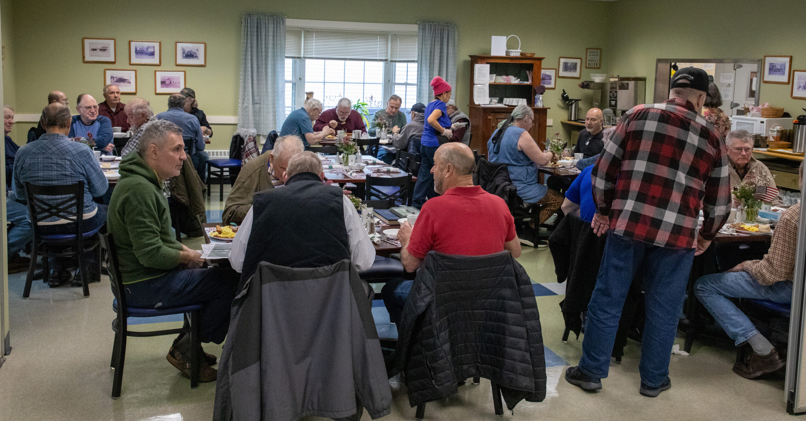 Photos: January Veterans Breakfast at Senior Center