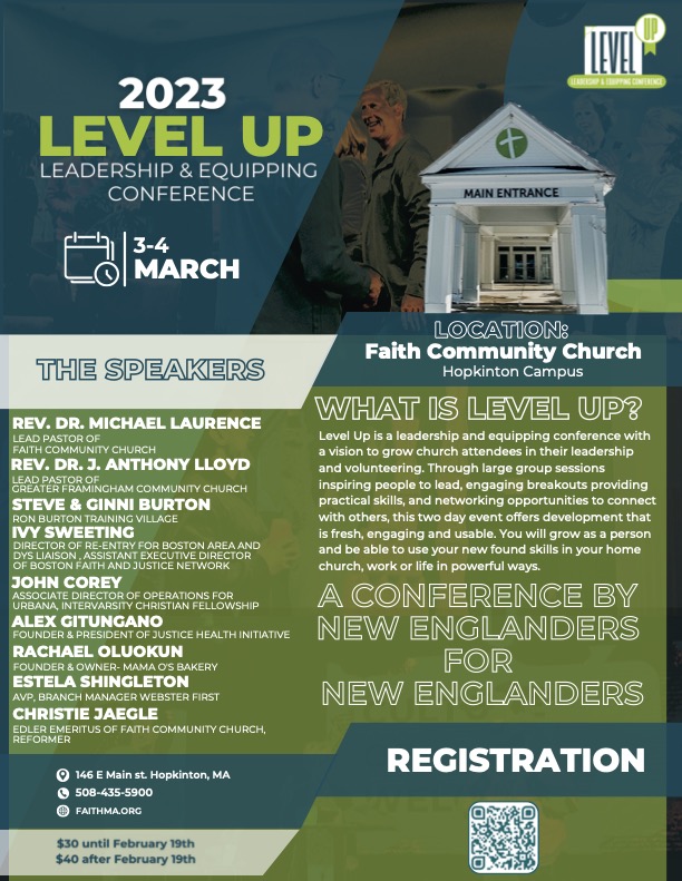 Faith Church leadership conference March 3-4
