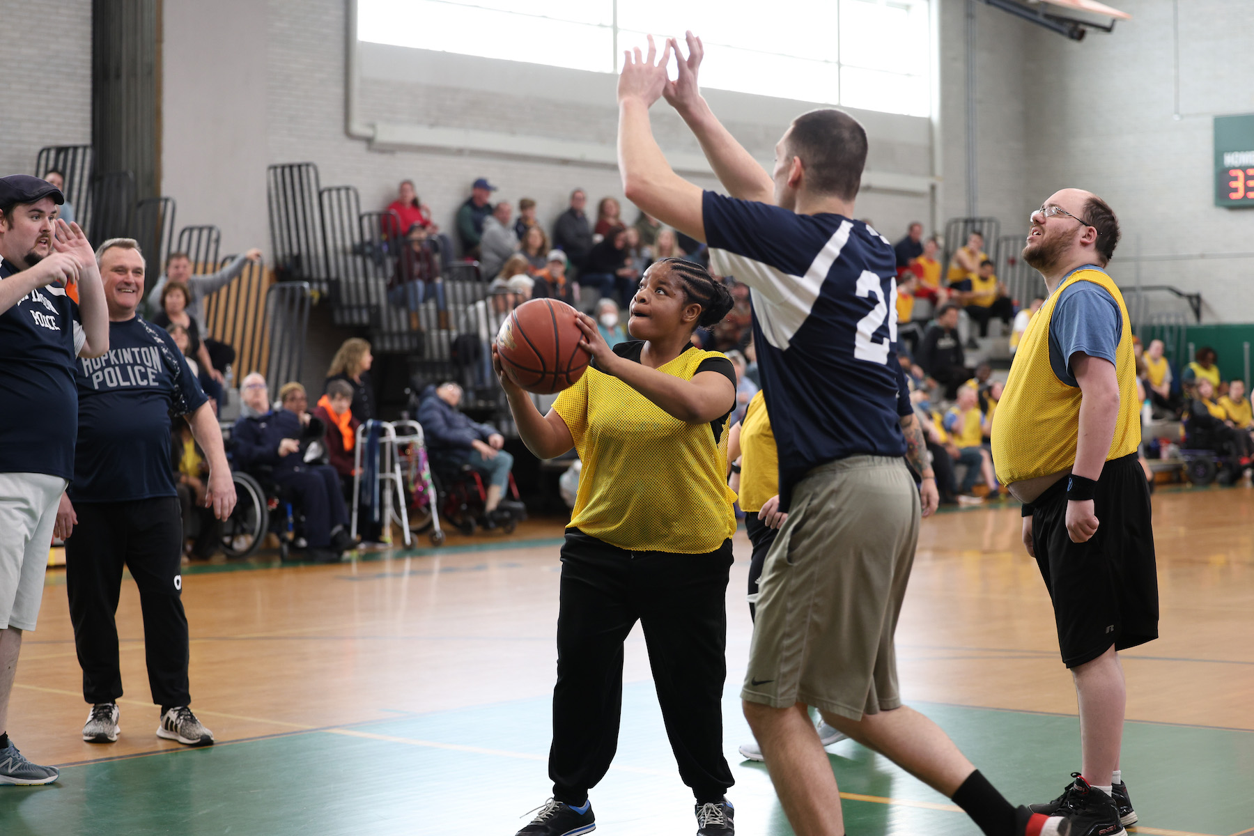 Special Olympics basketball