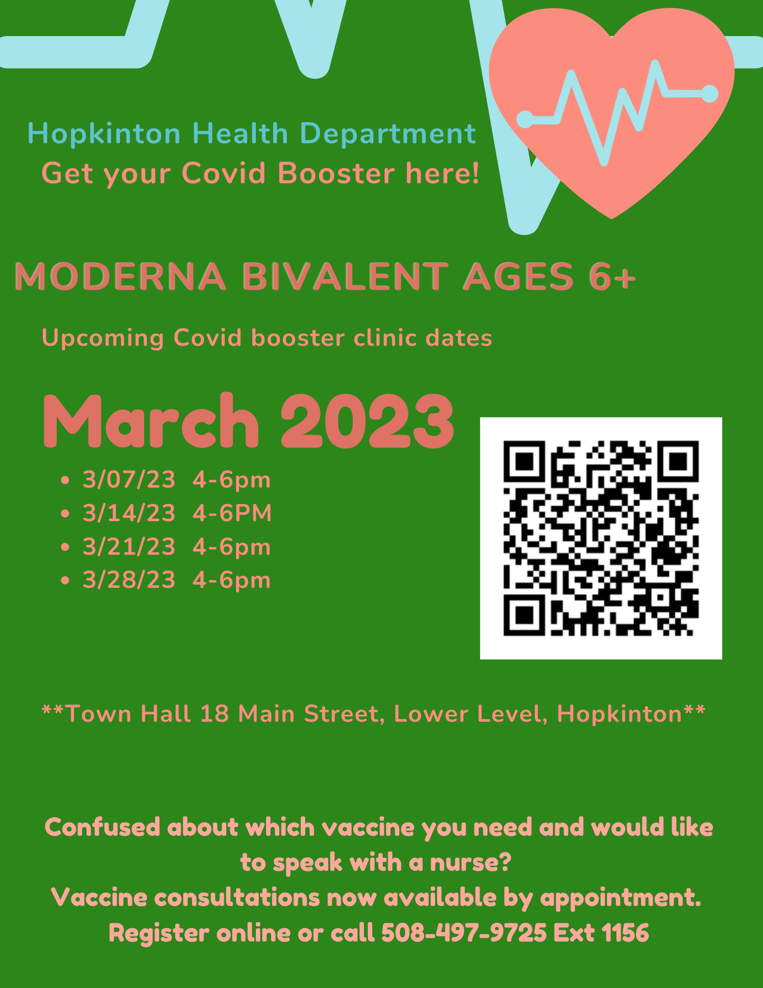 Health Department hosts COVID booster clinics in March